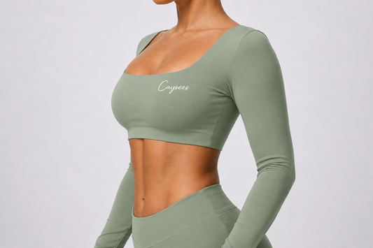 OLIVE Dynamic Long Sleeve Crop