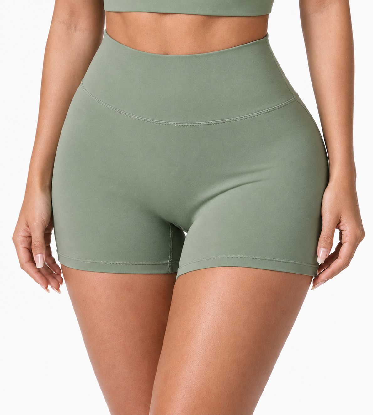 OLIVE Sculpted Scrunch Shorts