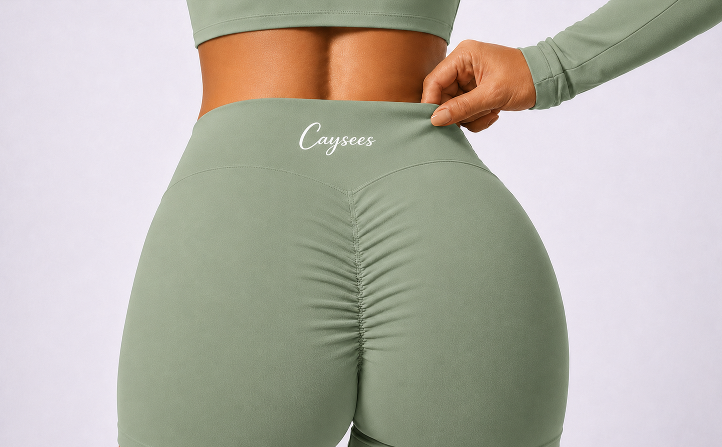 OLIVE Sculpted Scrunch Shorts