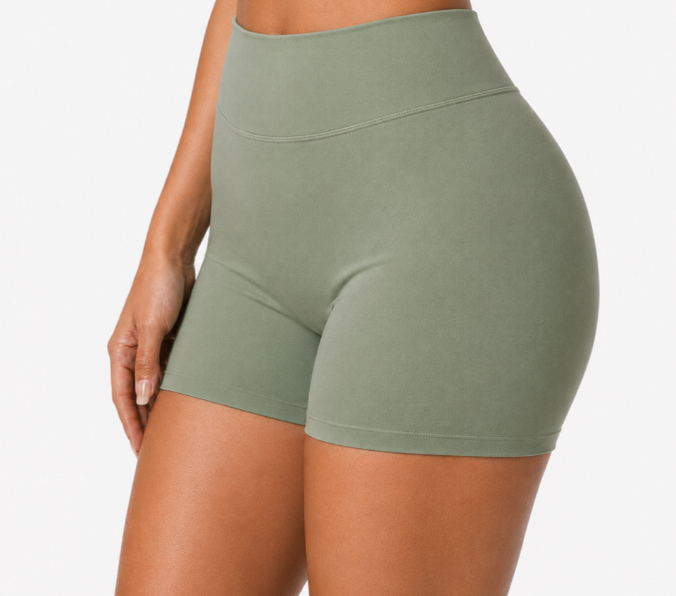 OLIVE Sculpted Scrunch Shorts